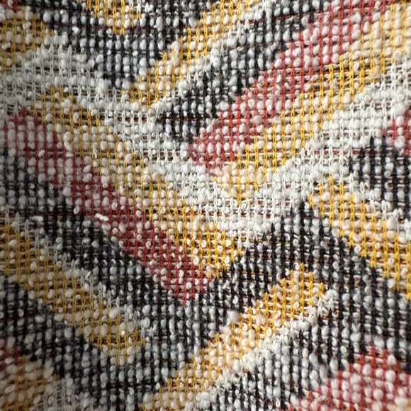 Anthropologie W5 geometric-print 3/4-sleeve mockneck top women's size large - Picture 5 of 5